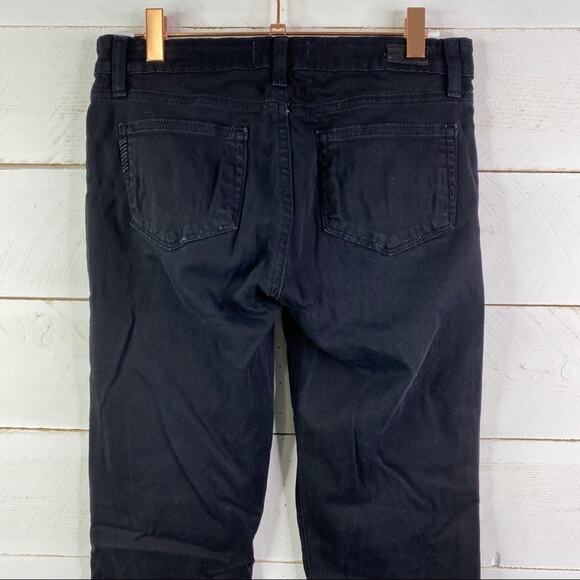 PAIGE Black Peg Skinny Jeans Low‎ Rise Size 27 - Picture 6 of 13